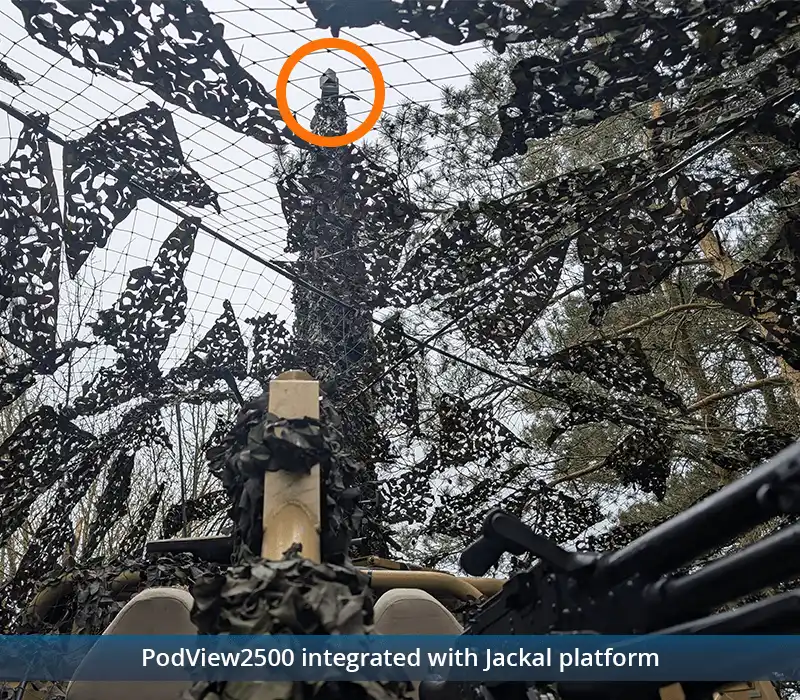 PodView Integration with Jackal web copy Showcasing Robotic Reconnaissance Capabilities and AI Integration