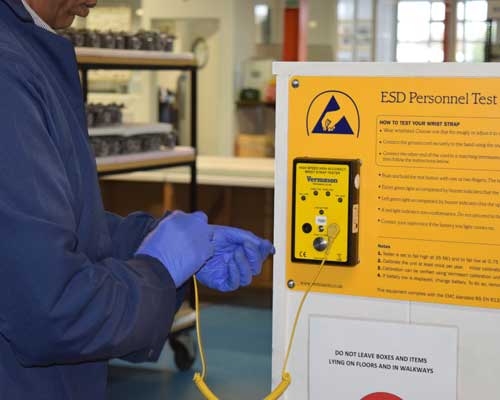 Overview has full ESD controlled manufacturing and test environments.